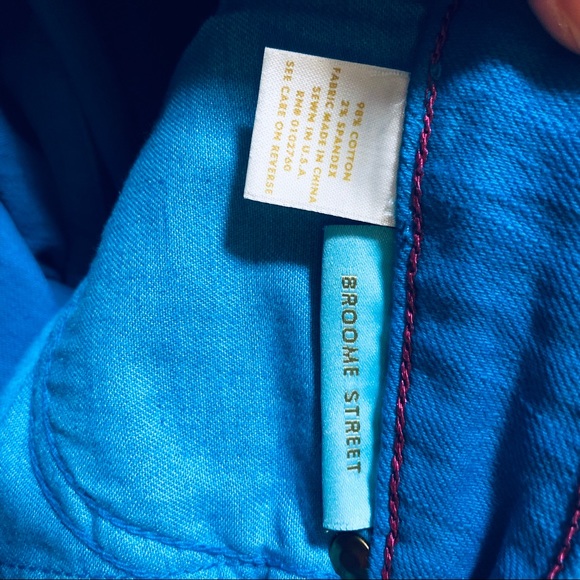 Kate Spade bright blue skinny jeans - Picture 3 of 8